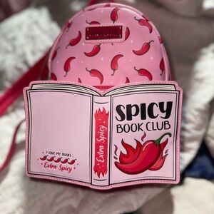 Pink Spicy Book Club BAM exclusive loungefly Backpack
